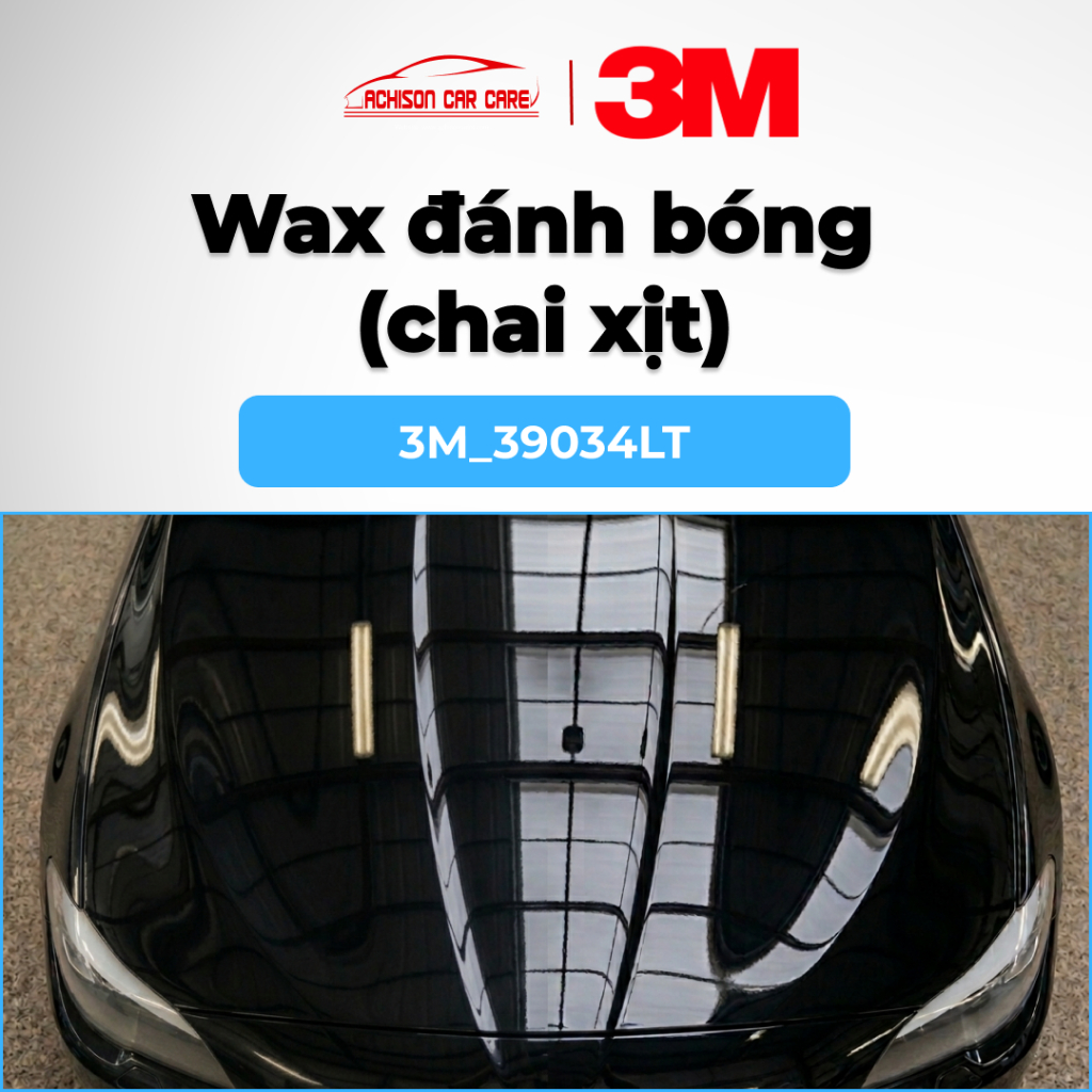 3M-39034LT WAX ĐÁNH BÓNG DẠNG XỊT TẠO ĐỘ BÓNG BẢO VỆ BỀ MẶT SƠN