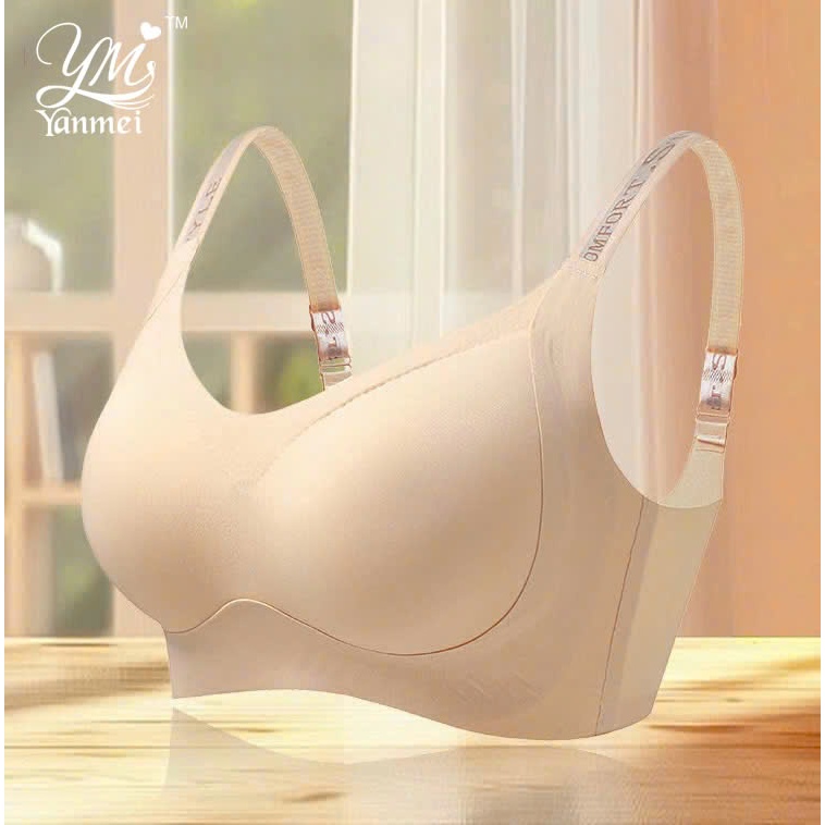 [30#] Áo lót đúc su nguyên khối, áo ngực su đúc ko lộ viền, bra chui đầu tàng hình che mỡ lưng có Bigsize