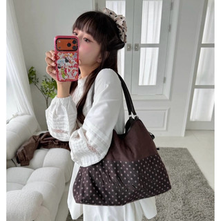 Túi BadBlue Washed Leopard Dimsum Bag