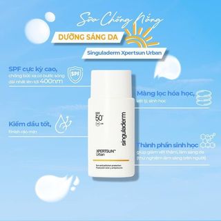 Kem Chống Nắng Singuladerm Primaderm XPERTSUN Urban SPF 50+ Bảo vệ da 50ml