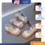 Giày Búp Bê Bé Gái Phong Cách Vintage, Giày Sandal Rọ Đan Lưới Thoáng Khí Mềm Êm Cho Bé Từ 2 - 8 Tuổi TH Kids