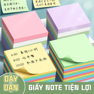Giấy Note 100 Tờ – Giấy Ghi Chú Dán Tiện Lợi, Dính Tốt, Nhỏ Gọn Cho Học Sinh Văn Phòng