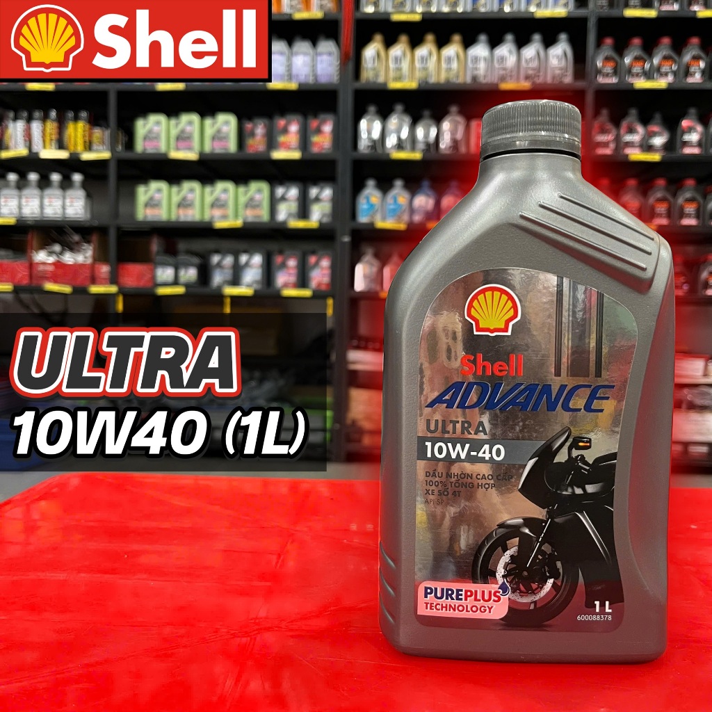 Nhớt Shell Advance Ultra 10W40 1L hoặc 1L1, 1L2, 1L3 (940001) | Shopee ...