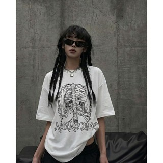 Áo thun Aura✦ BONE Oversized Tee 100% Cotton Unisex T-shirt