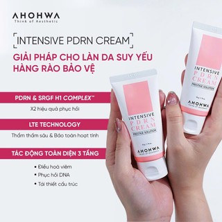 Ahohwa - Intensive PDRN Cream - Kem tái thiết làn da nguyên bản, phục hồi trẻ hóa cấp độ tế bào 12gr