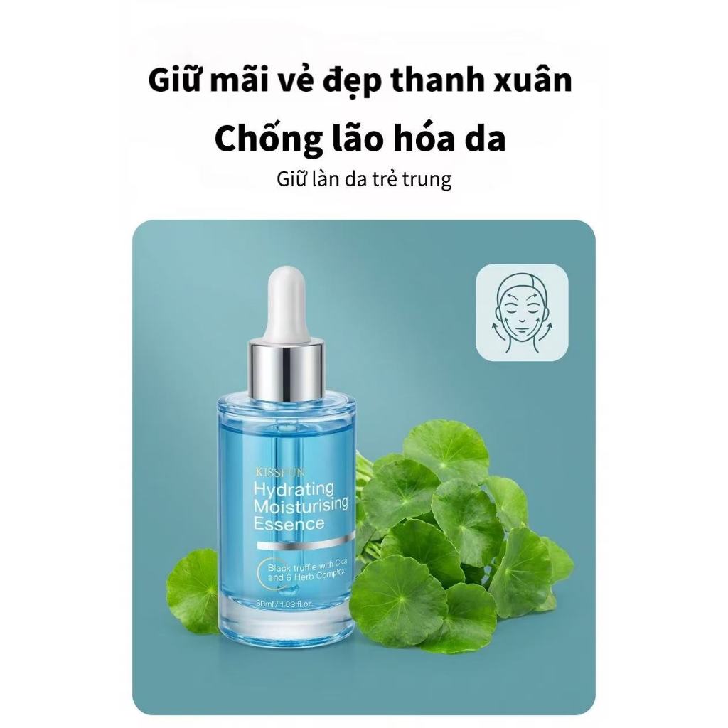 Tinh chất dưỡng da KISSFUN Hàn Quốc 50ml | Cấp ẩm & Dưỡng sáng da - Phục hồi & Giảm lão hóa