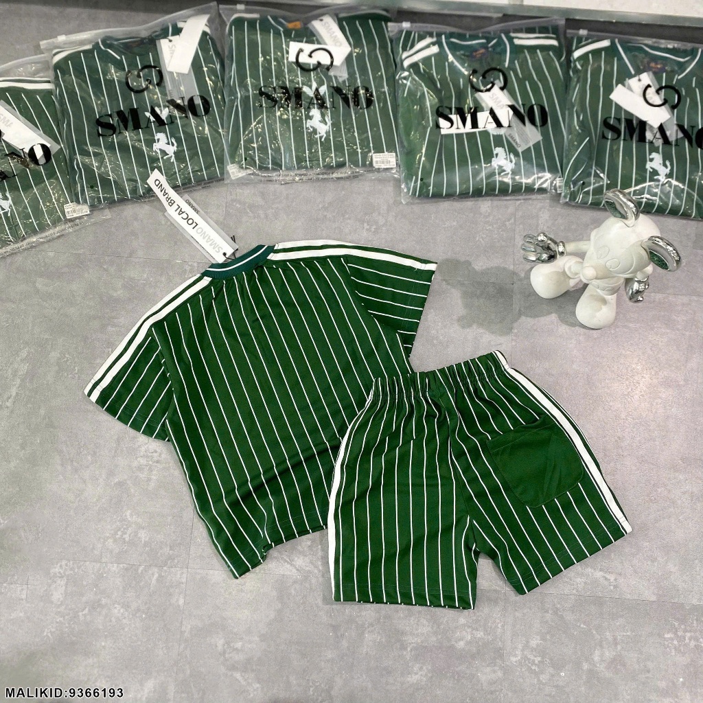 Bộ quần áo ngắn tay cho bé trai thể thao phối sọc trắng hàng siêu đẹp-Bộ hè cho bé trai chất cotton hàng cao cấp