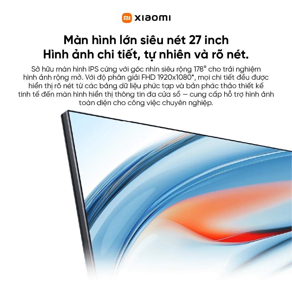 Màn hình máy tính Xiaomi Monitor A27i 2026 - IPS, FHD 1080p - Tần số quét cao 144Hz - ∆E<1 - Chính hãng | BigBuy360 - bigbuy360.vn