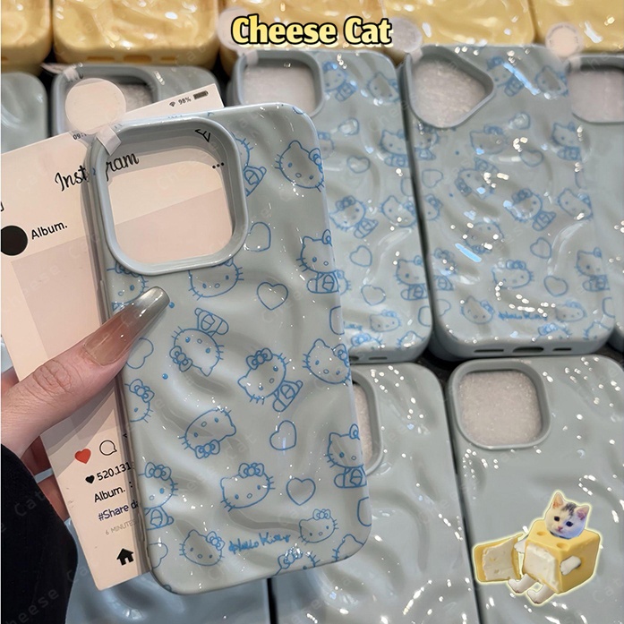 dòng Kitty Ốp điện thoại ins đơn giản cho iPhone 13 14 11 12 15 16 17 Pro Max/Plus/Air Xs Max XR 7 Plus