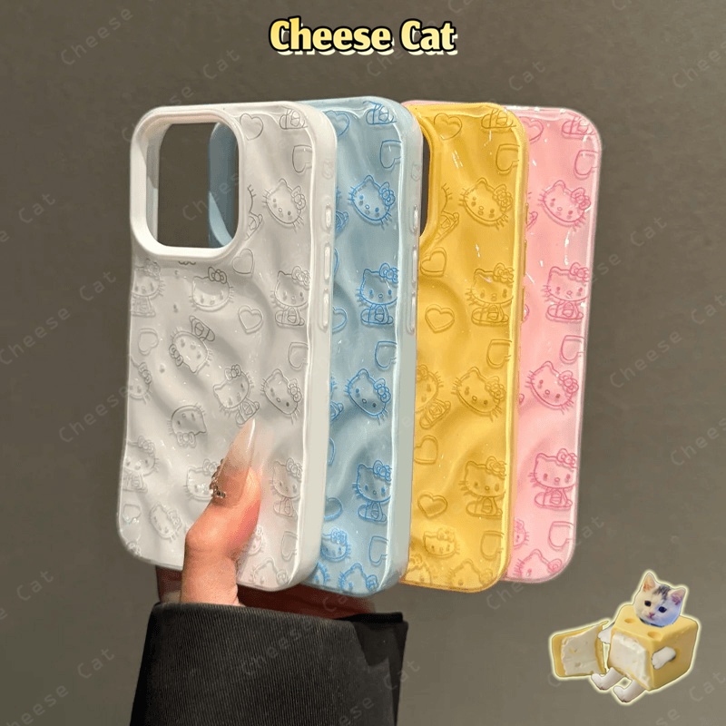 dòng Kitty Ốp điện thoại ins đơn giản cho iPhone 13 14 11 12 15 16 17 Pro Max/Plus/Air Xs Max XR 7 Plus