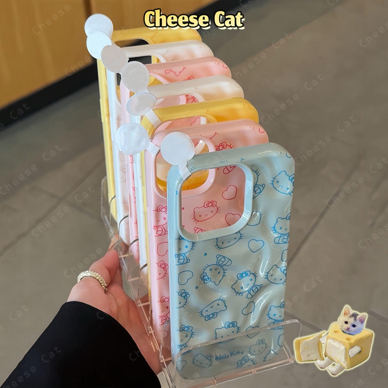 dòng Kitty Ốp điện thoại ins đơn giản cho iPhone 13 14 11 12 15 16 17 Pro Max/Plus/Air Xs Max XR 7 Plus