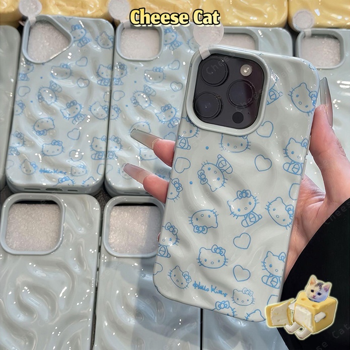 dòng Kitty Ốp điện thoại ins đơn giản cho iPhone 13 14 11 12 15 16 17 Pro Max/Plus/Air Xs Max XR 7 Plus