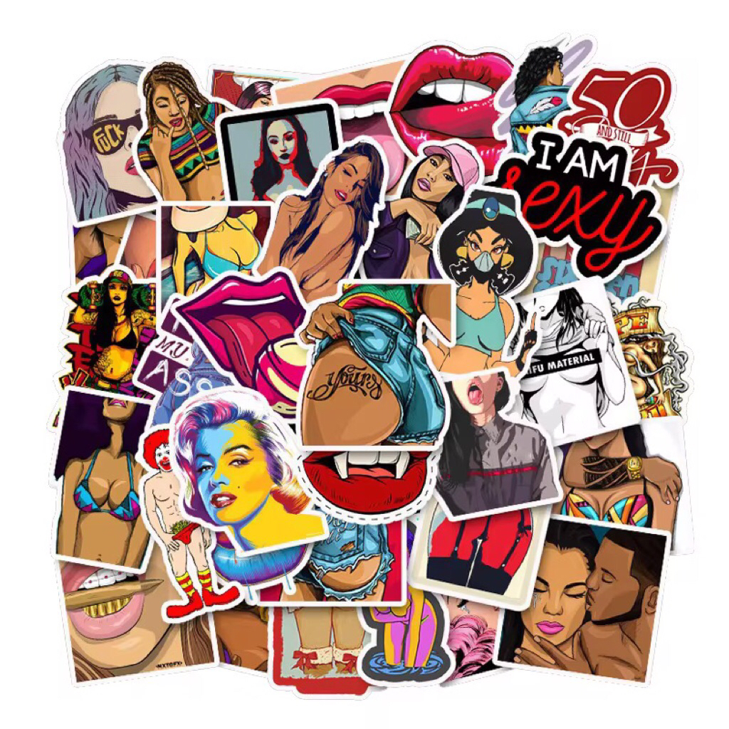 sticker các cô gái quyến rũ