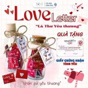 Lọ Chứa Lá Thư Tình Yêu – Gửi Gắm Lời Nhắn, Lưu Giữ Kỷ Niệm, Quà Tặng Handmade Dễ Thương