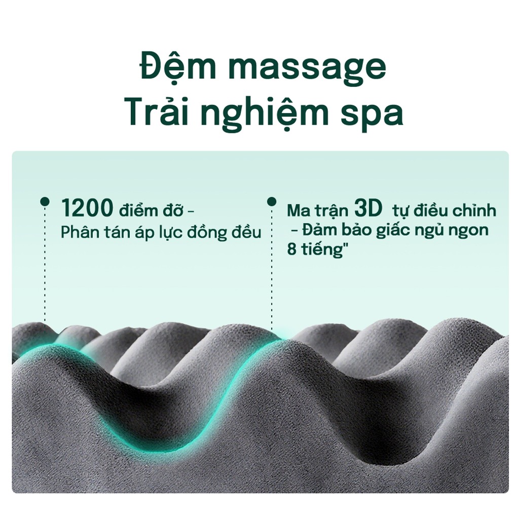 Đệm Lò Xo MossWood - Chống Rung 100% - Không Ảnh Hưởng Người Dịnh - Cố Định Biên Không Sụp