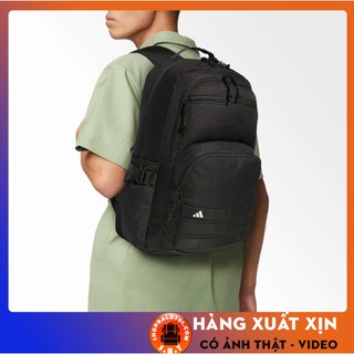 Balo Đi Học Có Ngăn Đựng Laptop Chất Vải Màu Đen , Balo Thể Thao Công Sở Nhiều Ngăn Chống Nước JL