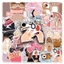 Set Sticker Làm đẹp của các cô nàng sành điệu Chống Nước Dán Laptop Vali Mũ Bảo Hiểm Sổ Tay
