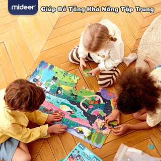 Hộp Đồ Chơi Xếp Hình Mideer Puzzle Level Up 8 Cấp Độ Phát Triển Tư Duy - Đồ Chơi Giáo Dục Sớm Giúp Bé Rèn Luyện Logic