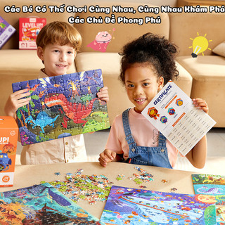 Đồ Chơi Xếp Hình Lắp Ghép Mideer Puzzle Level Up 8 Cấp Độ Phát Triển Tư Duy Logic Và Quan Sát Cho Bé 1 Đến 6 Tuổi