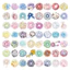 100 sticker các mẫu nơ buộc tóc dễ thương không trùng trang trí đồ dùng chống nước tốt