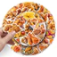 Set Sticker Gà rán hàn quốc Chống Nước Dán Laptop Vali Mũ Bảo Hiểm Sổ Tay