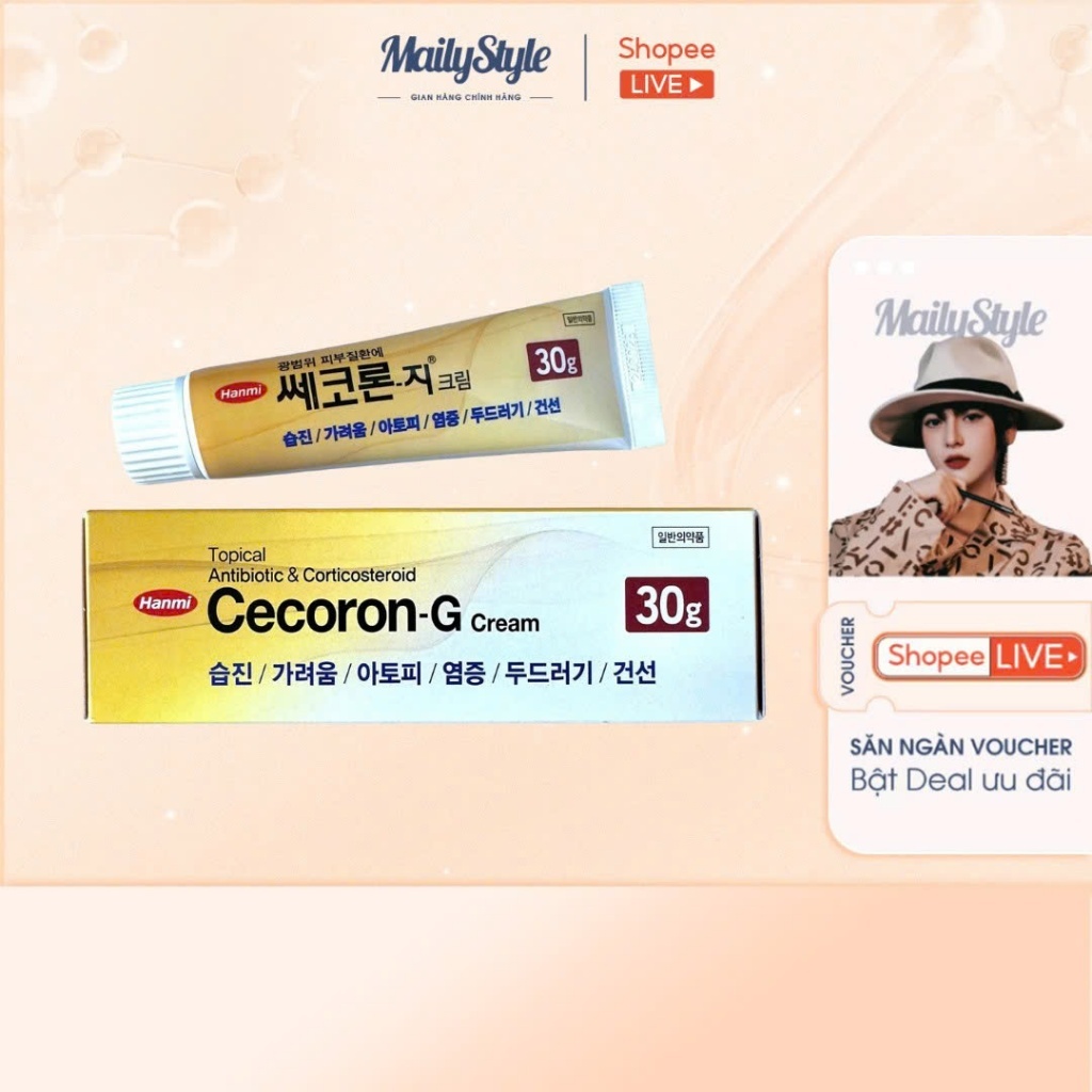 E75_Kem bôi ngoài da Cecoron-G cream 30g