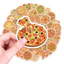 Set Sticker Bánh pizza siêu ngon Chống Nước Dán Laptop Vali Mũ Bảo Hiểm Sổ Tay