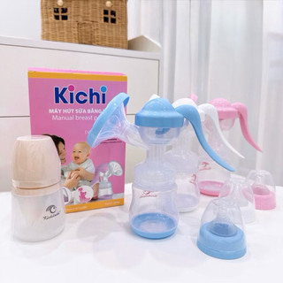 Máy hút sữa cầm tay Kichilachi , dụng cụ vắt sữa , hút sữa bằng tay cho mẹ chất liệu nhựa PP