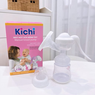 Máy hút sữa cầm tay Kichilachi , dụng cụ vắt sữa , hút sữa bằng tay cho mẹ chất liệu nhựa PP