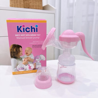 Máy hút sữa cầm tay Kichilachi , dụng cụ vắt sữa , hút sữa bằng tay cho mẹ chất liệu nhựa PP