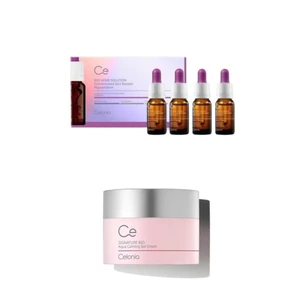 A400_ Combo Kem Dưỡng Celonia Gel Balm Cream 50ml (a60)+ 4 lọ Tinh Chất Từ Tế Bào Bốc Celonia (A20) Skincare