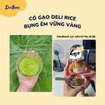 COMBO 10 HỘP GẠO ĂN DẶM ST25 HỮU CƠ DELI BEBÉ CHO BÉ TỪ 6 THÁNG TUỔI, GÓI NHỎ TIỆN LỢI, HỘP 300GR — ảnh 8
