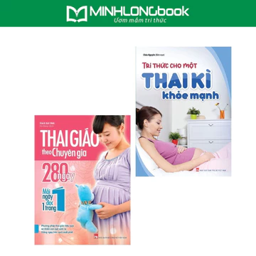 Sách: Combo Tri Thức Cho Một Thai Kì Khỏe Mạnh + Thai Giáo Theo Chuyên Gia 280 Ngày