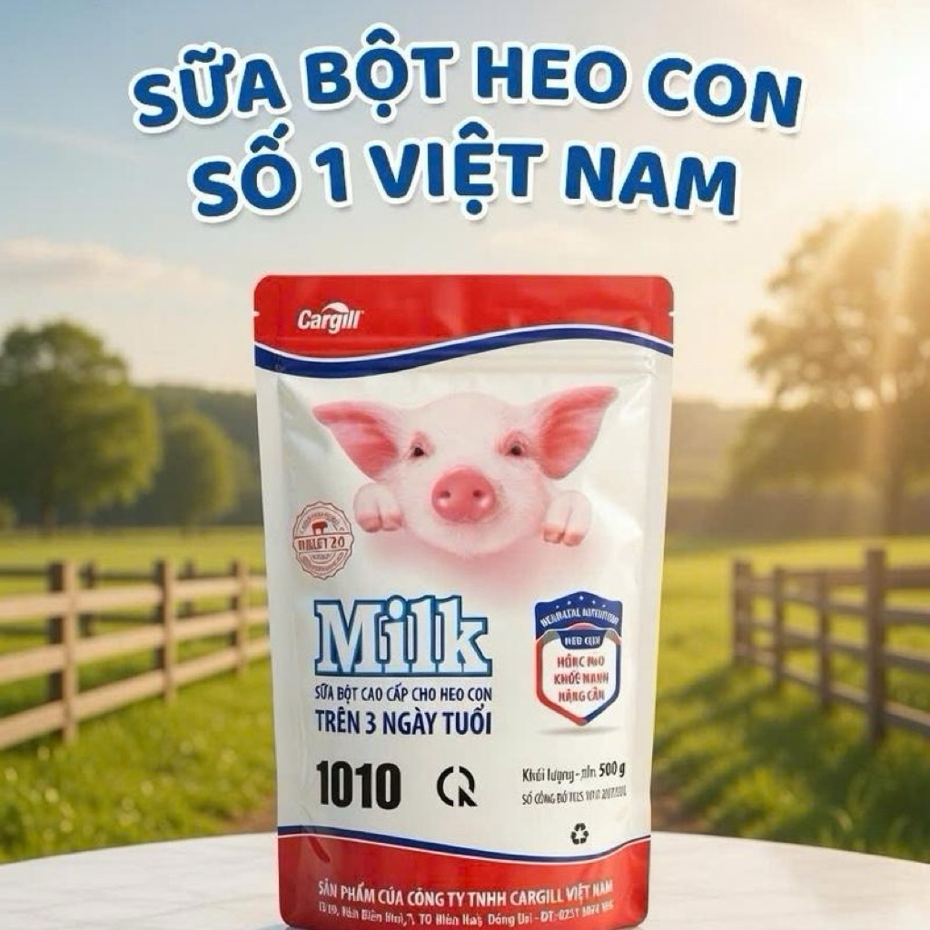 Sữa bột cho heo con Milk Cargill 1010