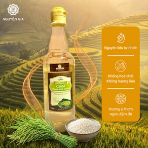 Giấm Cốm Làng Vòng Nguyễn Gia Lên Men Tự Nhiên 500ml NGG0111
