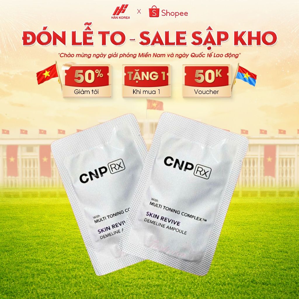 Combo 30 Gói Tinh Chất Dưỡng Trắng CNP Skin Revive 1ml, Sample Mờ Nám ...