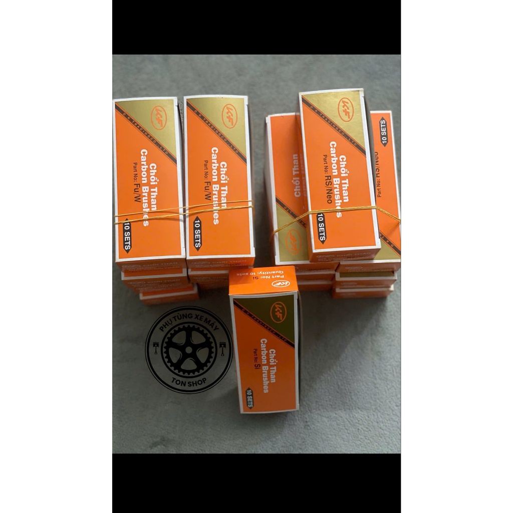 Chổi Than Đề Xe Máy Wave Dream Sirius | Than Đề Motor Đề Bền Bỉ, Dễ Lắp, Giá Rẻ