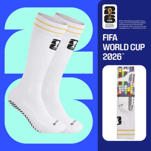 Tất thể thao Bóng Đá Cổ Cao Logo World Cup co giãn, thấm hút, nhanh khô