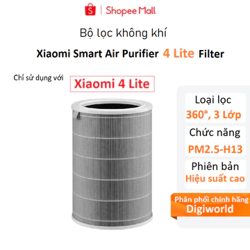 Xiaomi 4 Lite - Lõi lọc không khí Xiaomi Smart Air Purifier 4 Lite Filter (BỘ LỌC) - Chính hãng Didiworld