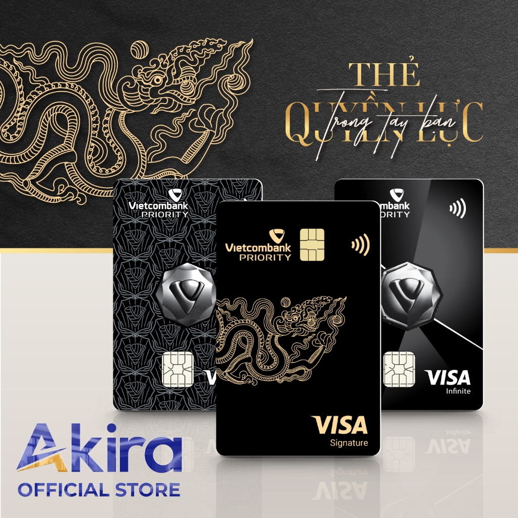 Thẻ rồng VCB - Bộ sưu tập thẻ tín dụng quốc dân Vietcombank Visa ...