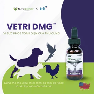 DUNG DỊCH HỖ TRỢ MIỄN DỊCH&TĂNG SỨC BỀN CHO THÚ CƯNG VETRI DMG 30ML