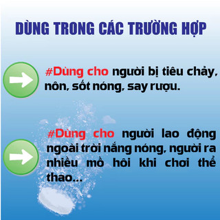 Viên sủi bù nước và điện giải Oresol pluz (tube x 10 viên)