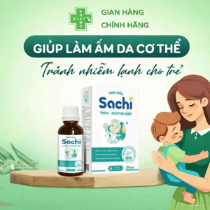 Tinh dầu Tràm - Khuynh diệp Sachi đồng hành cùng ba mẹ để bé lớn khôn khỏe mạnh mỗi ngày (Chai 30ml)