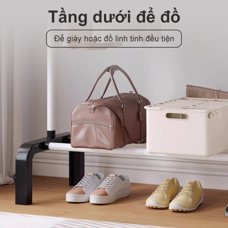 𝐎𝐥𝐢𝐟𝐞 Kệ Treo Quần Áo Thép Hợp Kháng Lực Bền và chống gỉ Tốt Nhỏ Gọn Tiện Lợi Xào Đồ Treo Quần Áo Hiệu Quả Cho Gia Đình