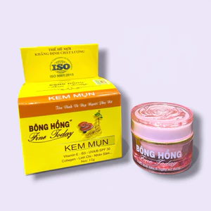 Kem Mụn BÔNG HỒNG Fine Today (Hũ Hồng) – Giảm Mụn, Mờ Thâm, Se Khít Lỗ Chân Lông, Dưỡng Da SPF30 12g
