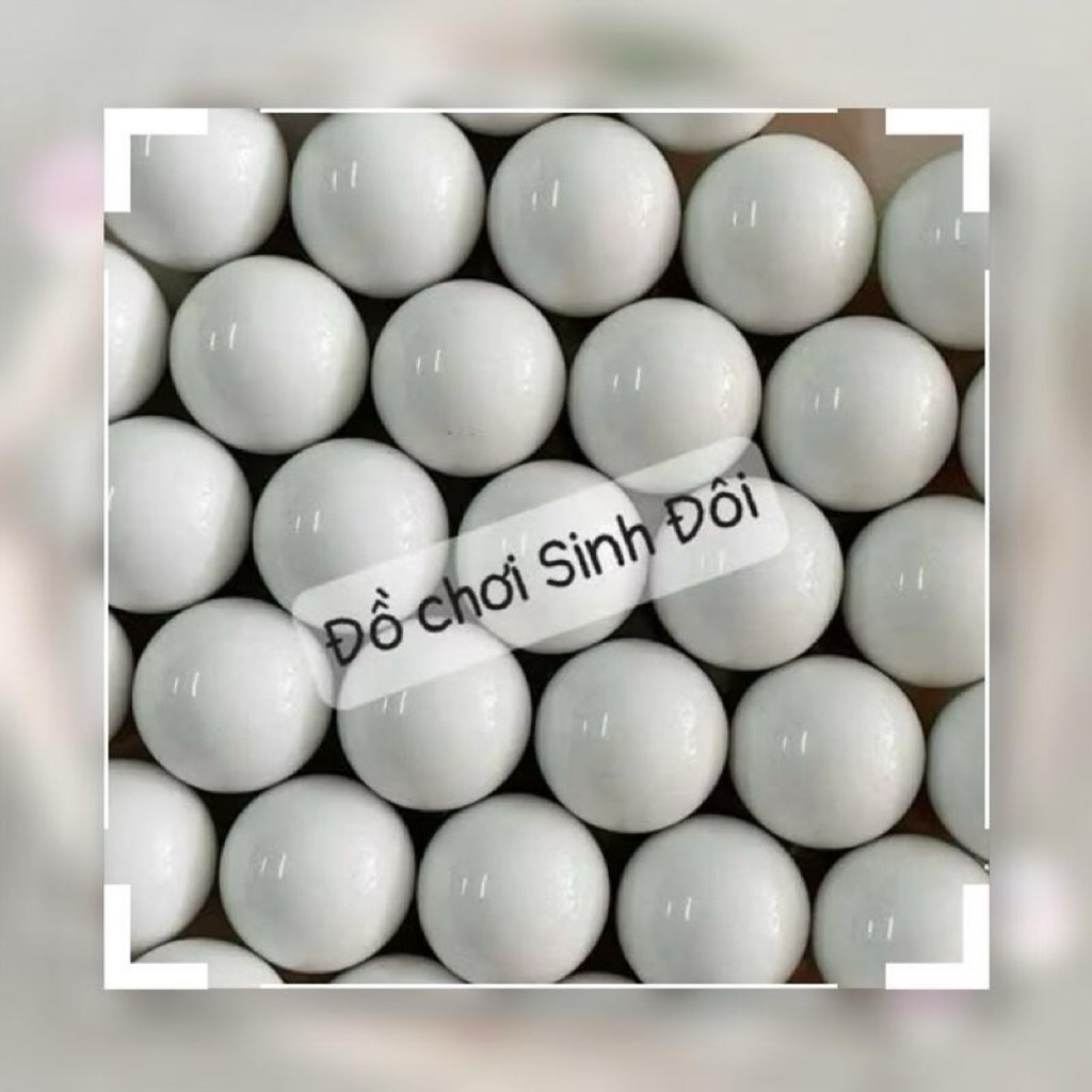 10 viên Bi nhựa đặt ruột 14mm nhiều màu - mini game - bi bốc số