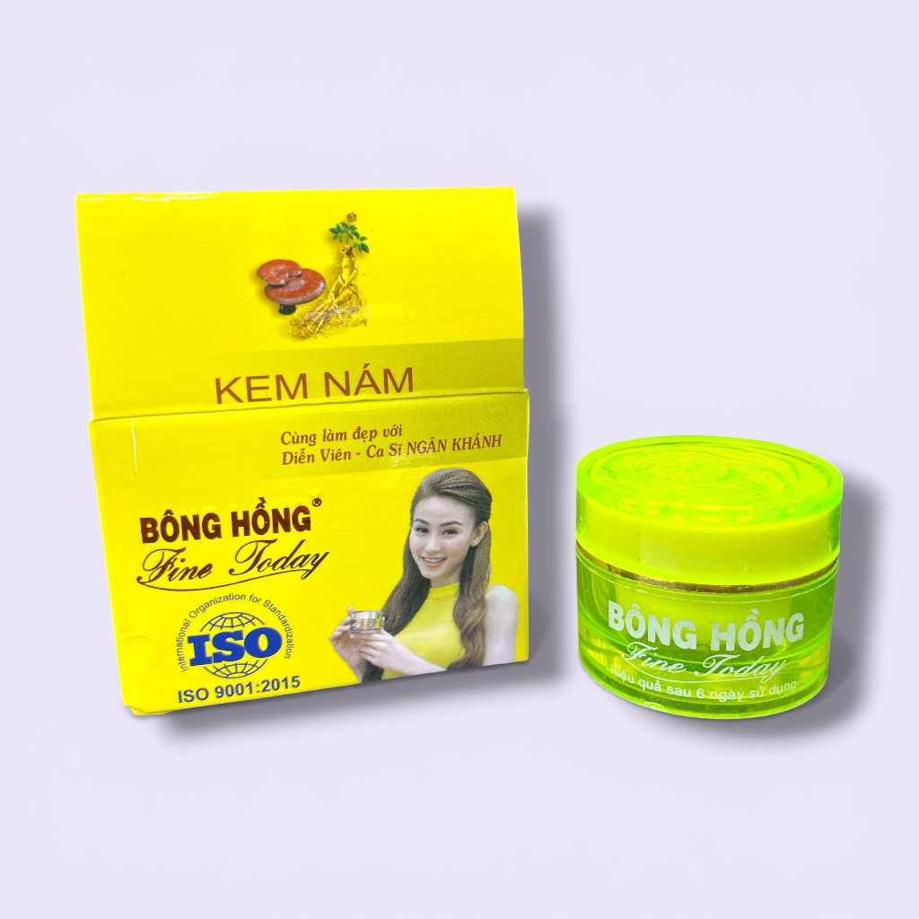 Kem nám Bông Hồng Fine Today – Mờ nám, tàn nhang, dưỡng trắng da, SPF30, Vitamin E & B3 (Hũ 12g)