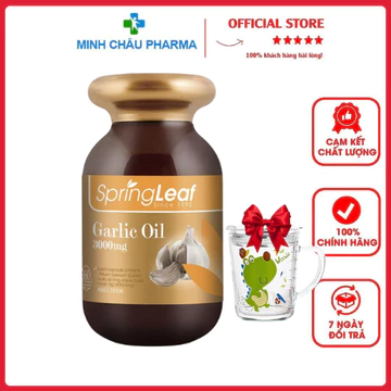 [HÀNG NHẬP KHẨU] SPRING LEAF GARLIC OIL 360 Viên - Tinh Dầu Tỏi Tăng Cường Sức Đề Kháng - MINHCHAUSG