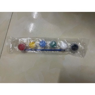 Dây 6 màu nhũ Acrylic pha sẵn kèm cọ vẽ