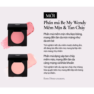 Má hồng DINTO Be My Wendy Marshmallow & Melting Blusher